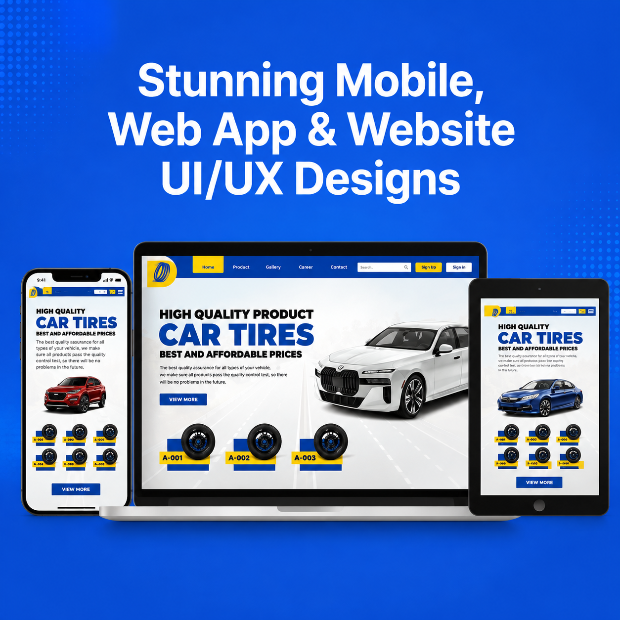 Tire Website Design